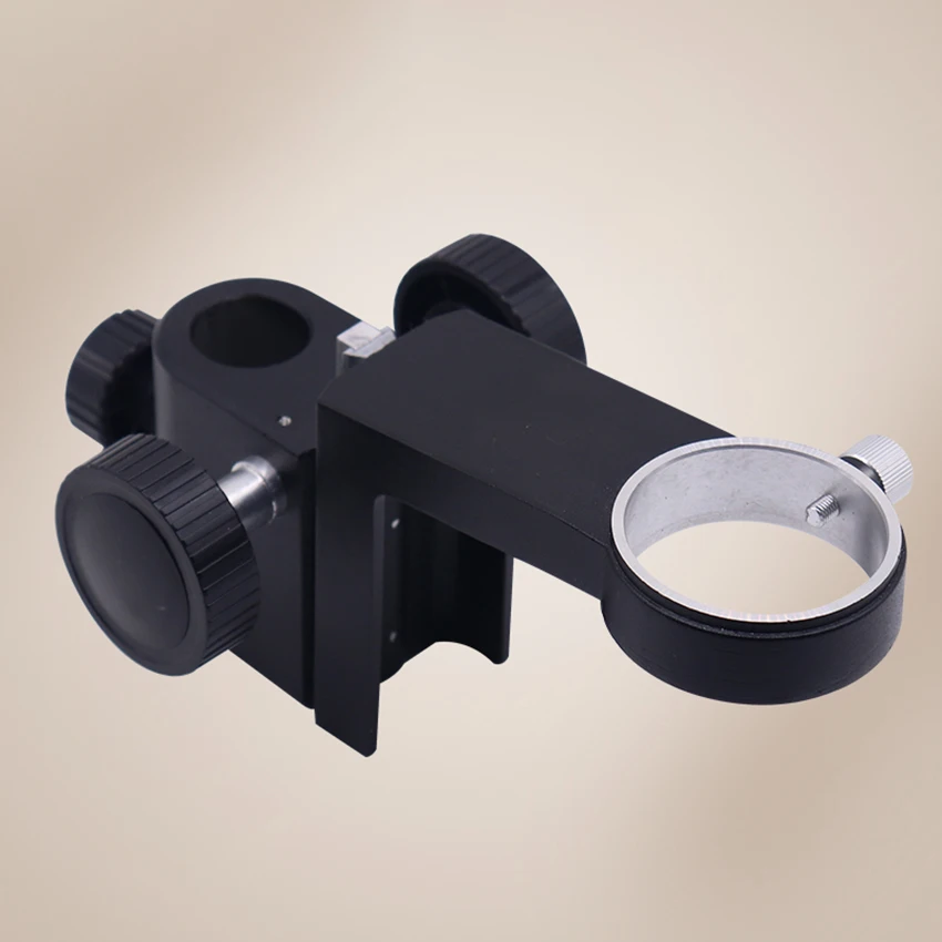 Stereo Microscope Focus Arm Holder Bracket Lens Lifting Stand Focusing Mechanism 50mm Diameter 10A Microscope Head Bracket