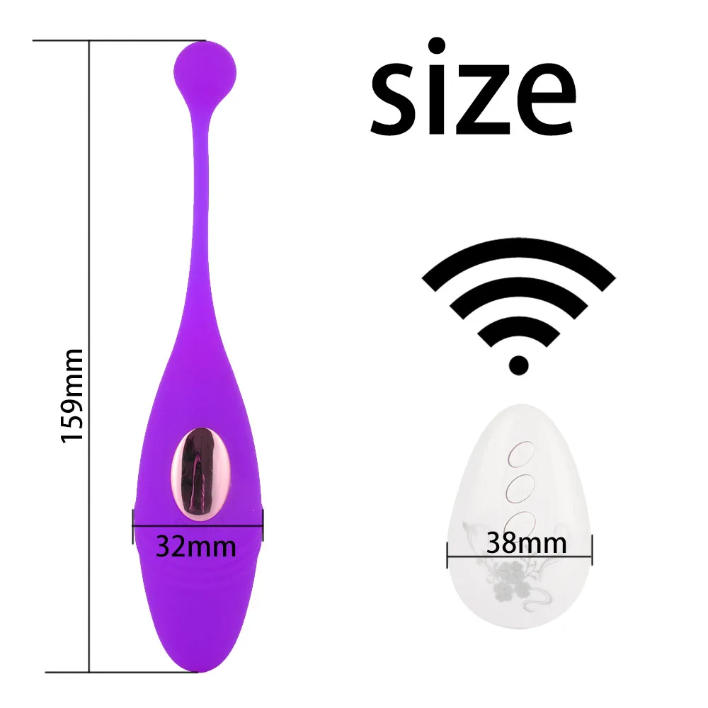 Wireless Remote Control Vagina Vibrator Adult Female Massager Love Eggs Vibrator Sex Toy for Women Anal Toy Female Masturbator