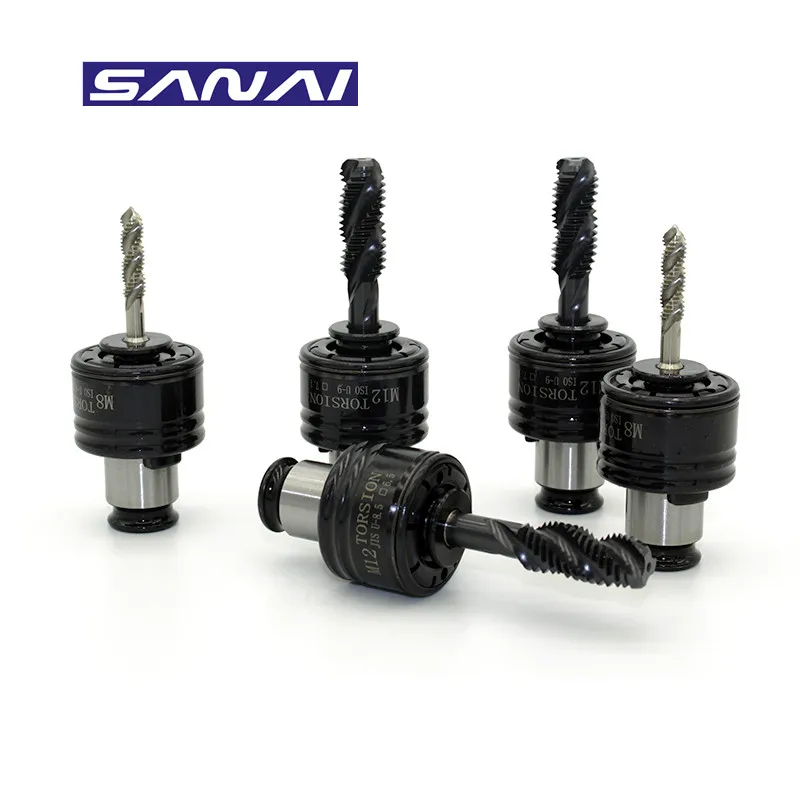 SANAI Tapping Chuck GT12 M3 M4 M5 M6-8 M10 M12 M14 M16 Overload Protection ISO Standard Drill Chuck CNC Machine Taps Collet