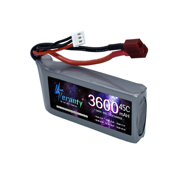 Batteria Lipo per auto 7.4V 2700mah 3200mah 3450mah 3600mAh RC per Wltoys 12428 12423 RC Car part 2s 7.4v batteria per feiyue 03 Q39