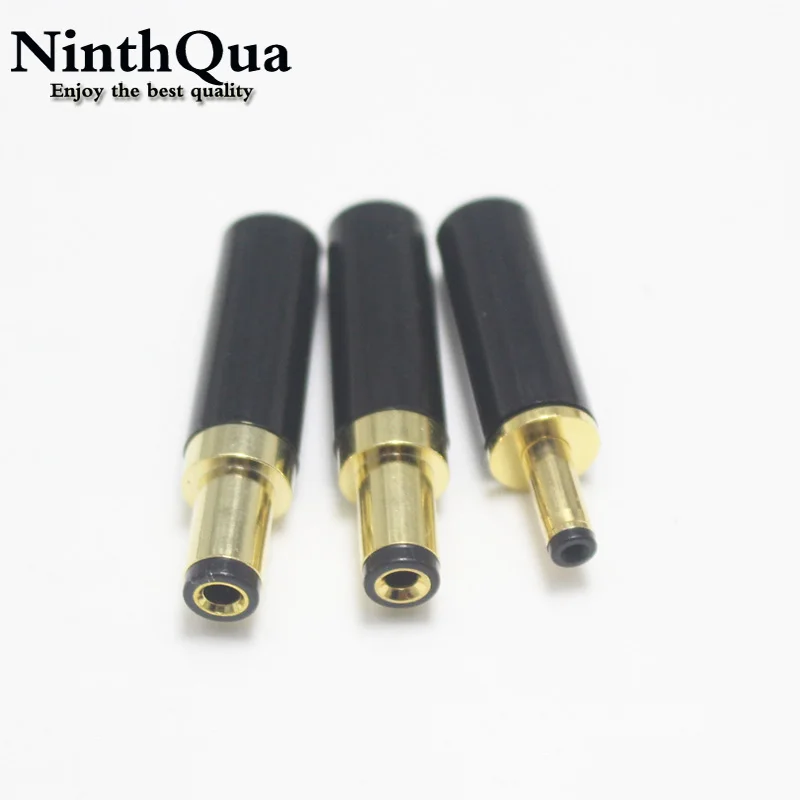 1Pcs Gold Plated 5.5 x 2.5 / 5.5 x 2.1 / 3.5 x 1.35 mm DC Power Jack Male Plug Connector for Welding Linear Power Output Line