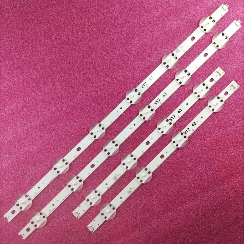 

4pcs LED backlight For L.G 43uj6510 43LJ622V 43UJ675V 43UJ655V 43UJ670V 43UJ651V 43LV340C 43LJ610V V17 43 ART3 43uj6525 43uj6565