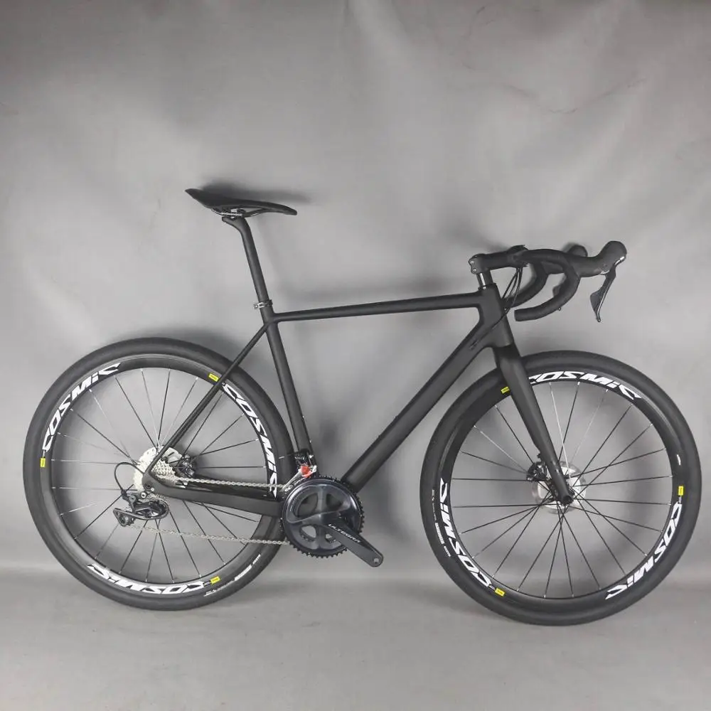 SERAPH-Gravel Bike Tires, Aluminum Wheels, Brake Thru-Axle, R8020 Carbon, Race Bicycle