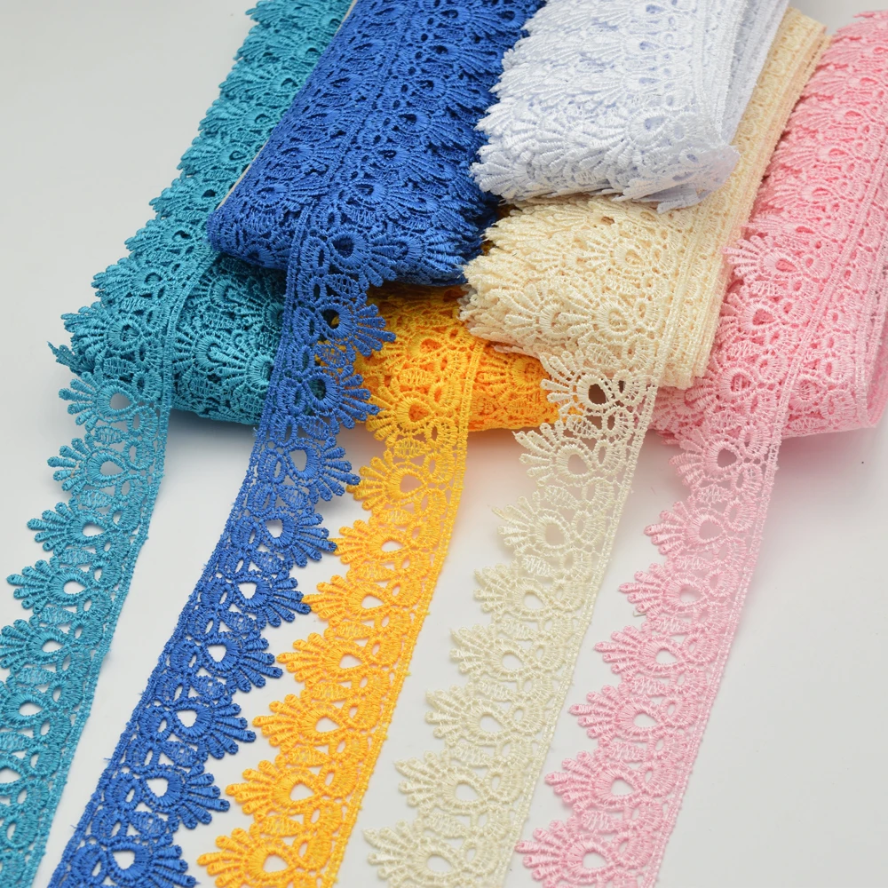 Hot sale 15yards Venise Lace trim wedding DIY crafted sewing polyester lace  wholesale  4.5cm