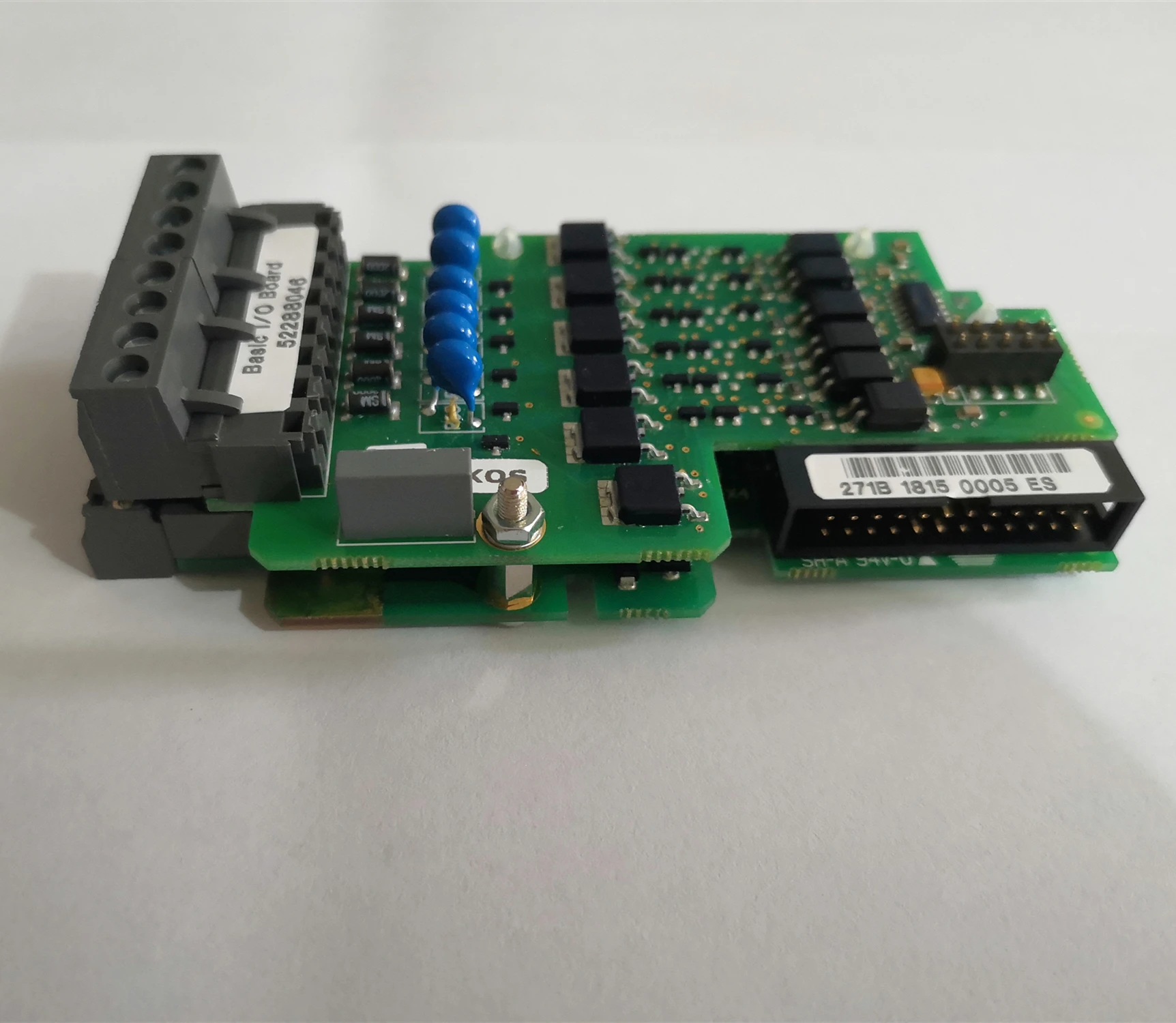 Finland brand crane hoist control unit basic I/O board 52288046 Double layer PCB KCI number V0034605, D2V I/O board（L) slot A