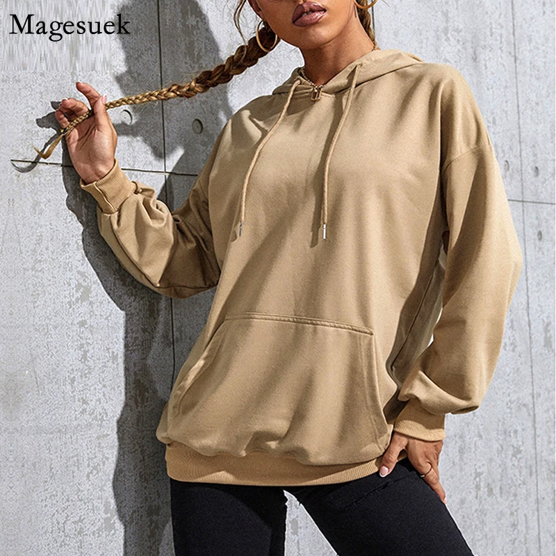 Autumn Winter Sweatshirt Women Fleece Cotton Tracksuit Sports Women Hoodies Sweatshirt Fashion Casual Loose Jumper Tops 17742