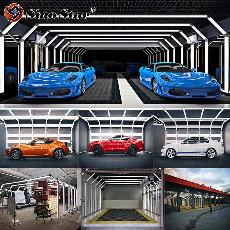 SGE1009B Tunnel Bays Car beauty station light special led car wash shop dust-free film room gantry tunnel light 2years Warranty