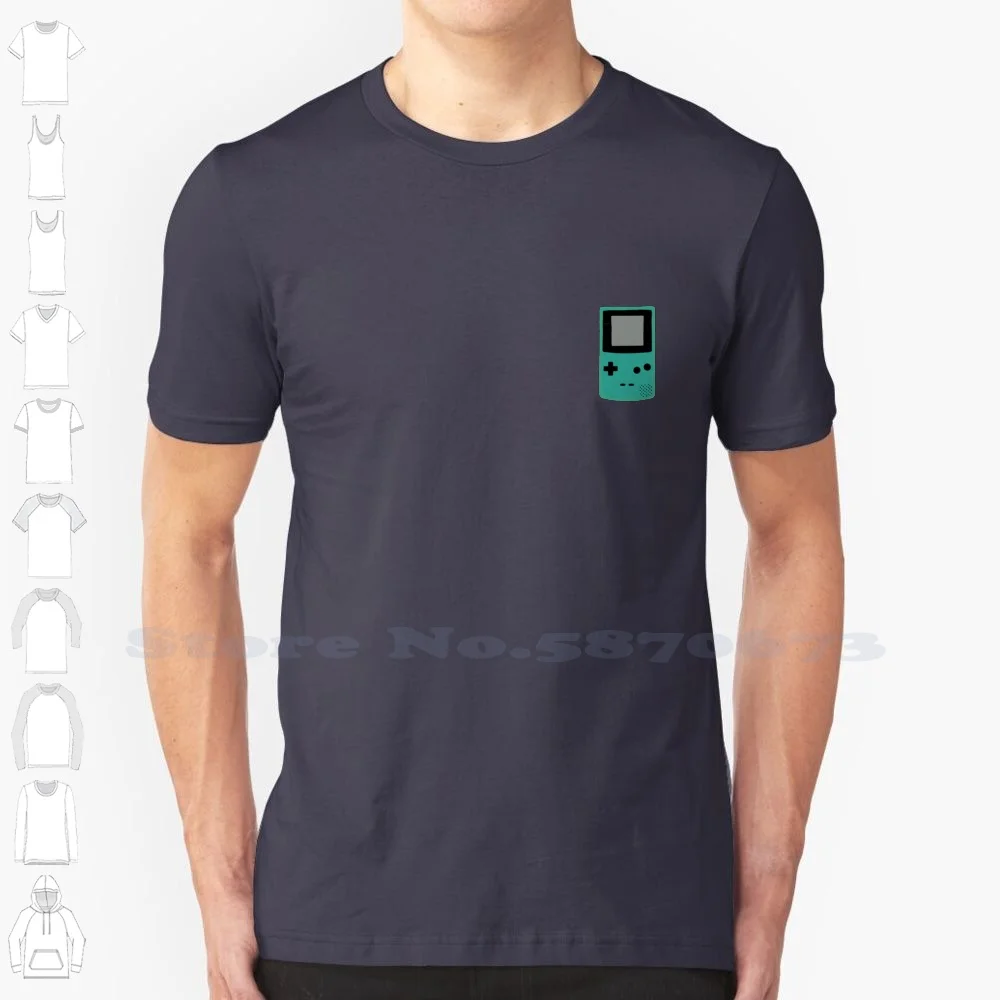 Gameboy Colour Teal Gaming Console Fashion Vintage Tshirt T Shirts Gameboy Console Retro Gaming Game Play Cartridge Japan Game