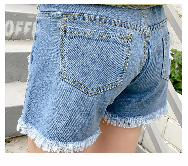 Jeans curto de maternidade para gestantes, calças jeans, roupas de gravidez, nova chegada, venda quente, verão, 2023