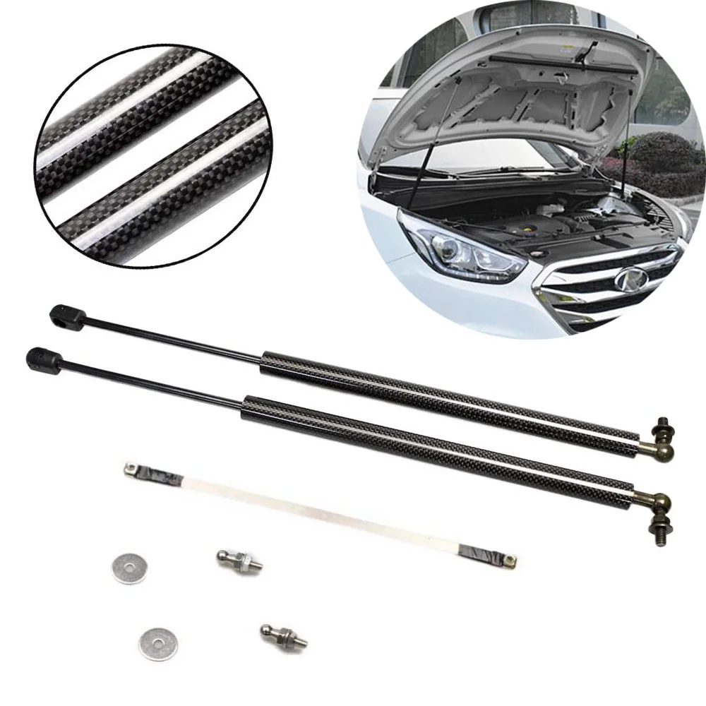 Gas Struts for 2009-2015 Hyundai Tucson ix35 2th LM Modify Front Hood Bonnet Cylinders Lift Supports Shocks Damper Absorber Rod