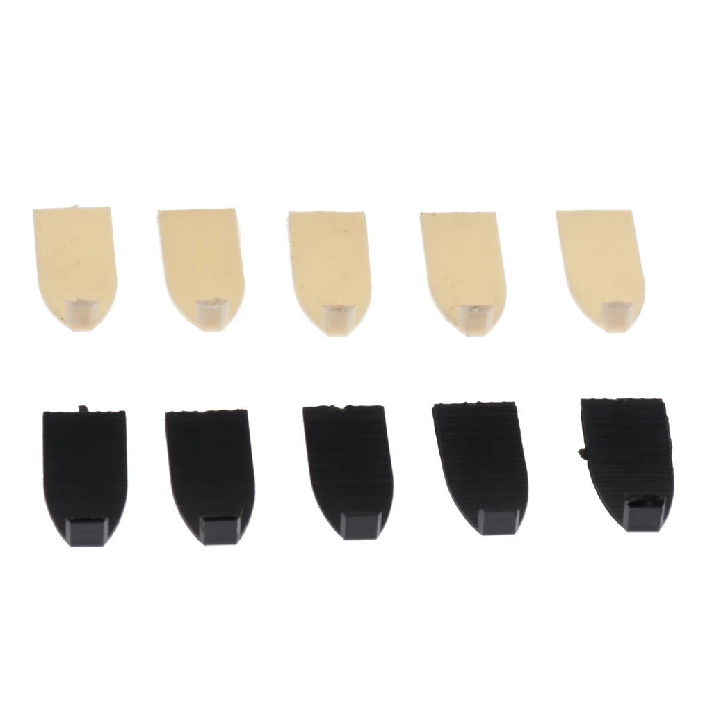 10 Pcs Violin Fittings Violin Bow Pad Horsetail Protector Replacement Parts