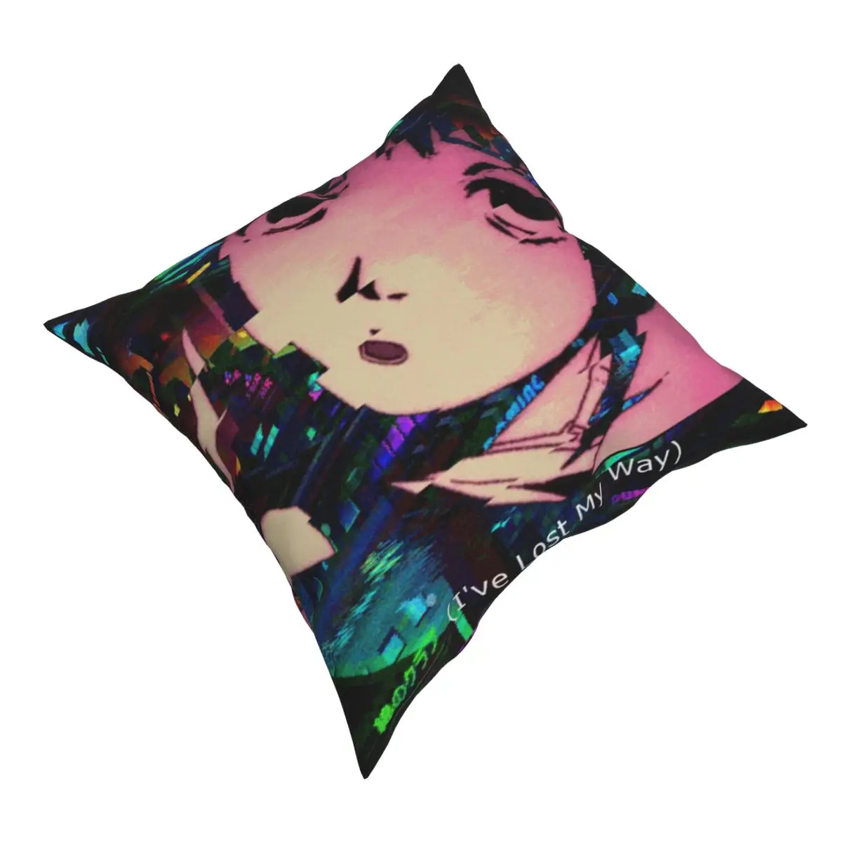 Serial Experiments Lain Pillowcover Home Decor Cushions Throw Pillow for Living Room Polyester Double-sided Printing Novelty