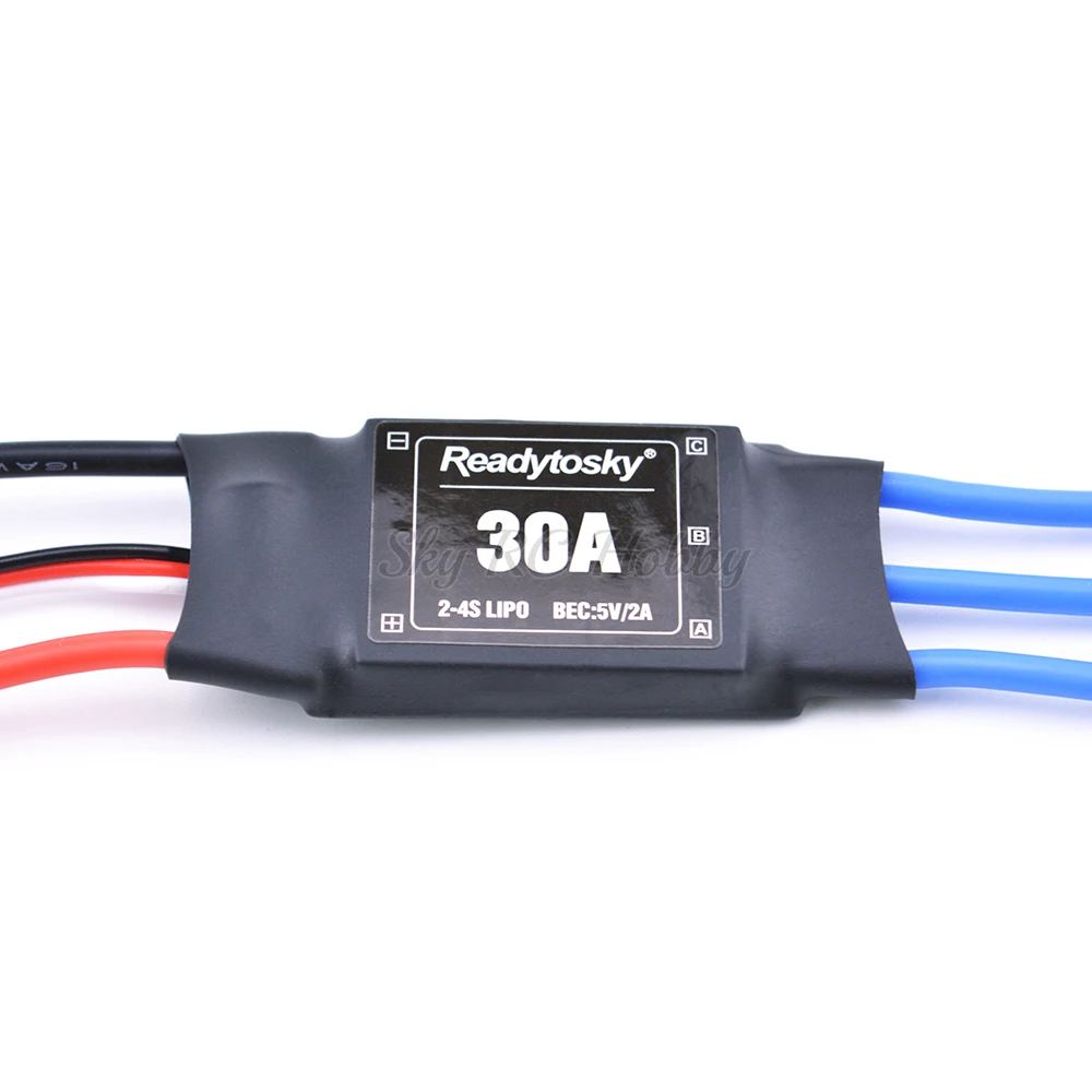 1PCS 30A 2-4S ESC Speed Controller With 5V / 2A BEC for Brushless Motor RC Airplane Helicopter Quadcopter Aircraft