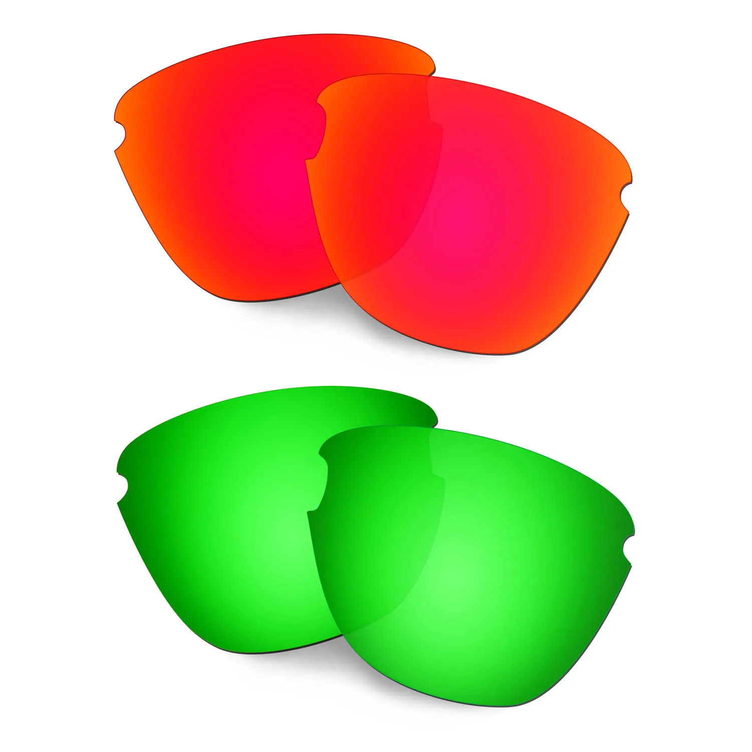 

Поляризованные Сменные линзы HKUCO для солнцезащитных очков Frogskins Lite, красные/зеленые, 2 пары