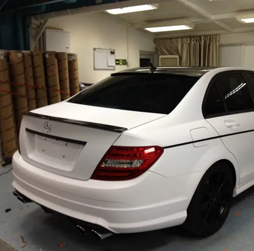 For Mercedes Benz W204 Spoiler 2008-2014 C-class C180 C200L C63 Spoiler High Quality ABS Car Rear Wing Spoiler