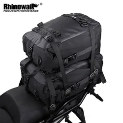 Rhinowalk-Bolsa de sillín para motocicleta, equipaje de cola de 10L, 20L y 30L, impermeable, interior, multifunción, mochila para montar al aire libre