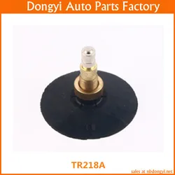 10pcs TR218A Tire Valve Stems tyre snap-in Short Black Rubber in chrome sleeve & cap