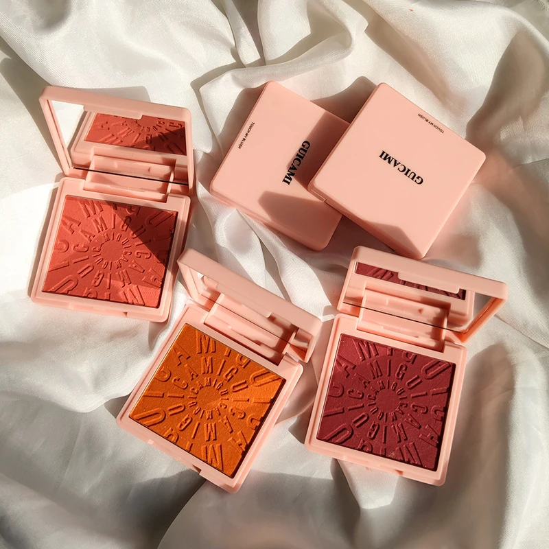 Peach Blush Palette Pearly Face Imagic Focallure Novo Make Up Beauty Glazed Miss Rose Maquillaje Coreano Makeup Colorete Blusher