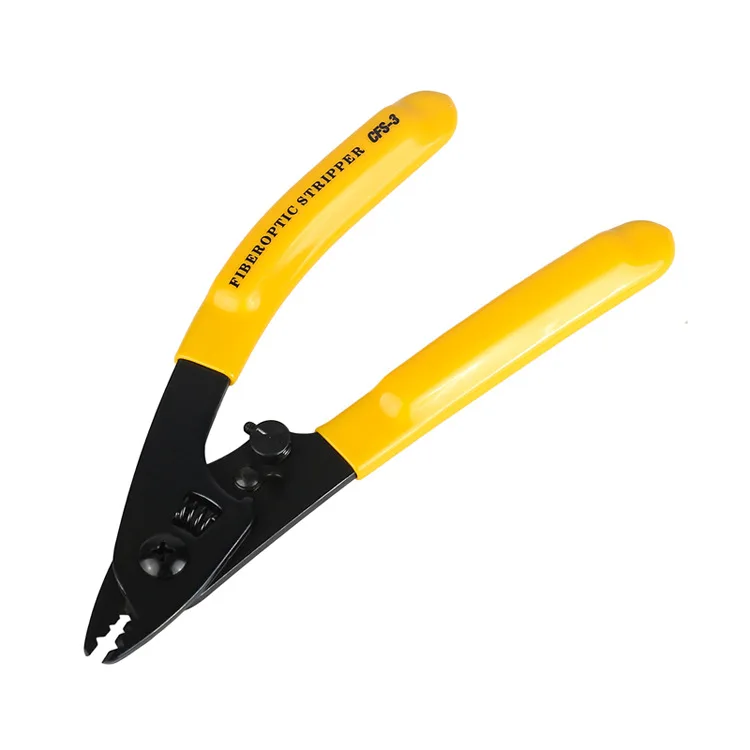 2 in1 Three port CFS-3 Miller clamp cable with fiber stripping pliers Leather pliers group 2 sets