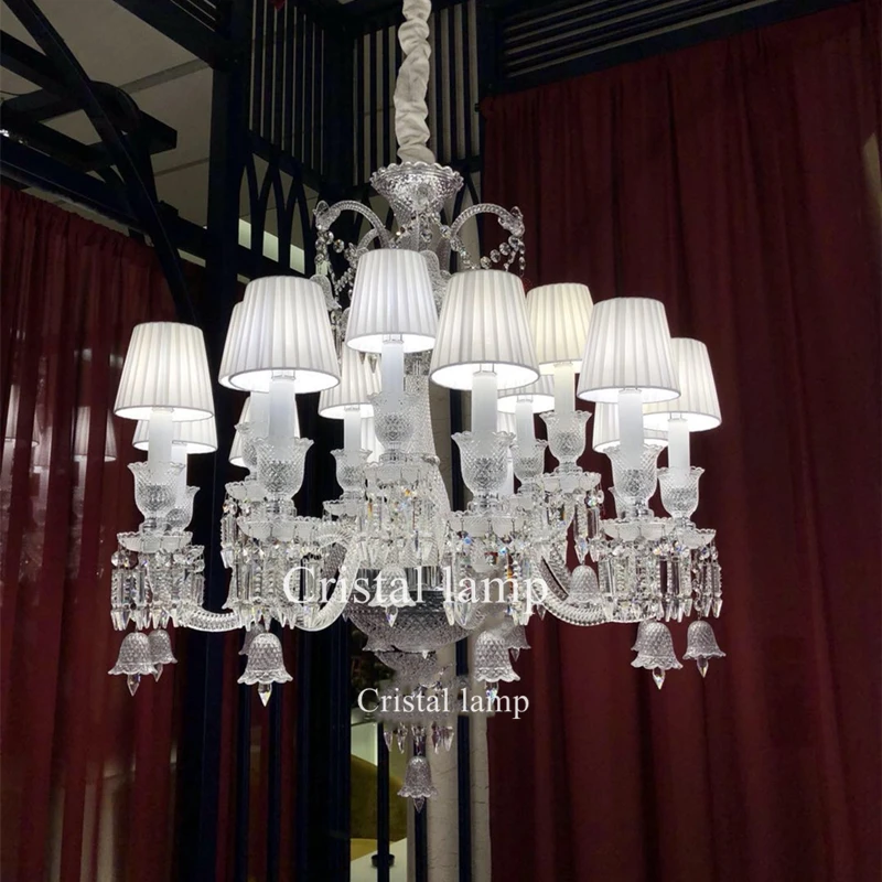 Lustre en cristal chromé de Style traditionnel, éclairage de Foyer d'entrée de Restaurant, fabricant