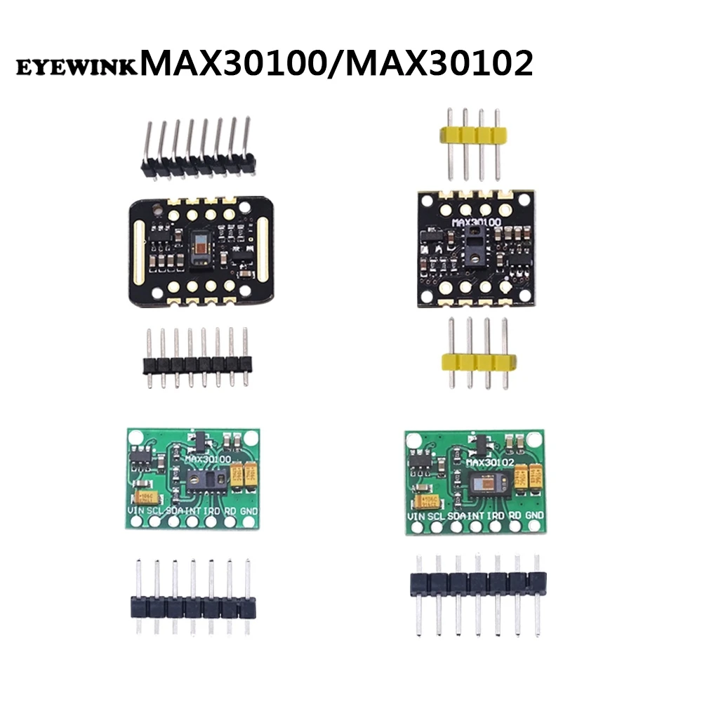  MAX30100 MAX30102 Heart rate Sensor Module Puls detection Blood oxygen concentration test For Arduino Ultra-Low Power