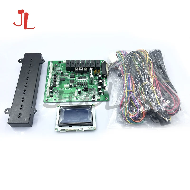 

TW English Toy Claw Crane Game Motherboard Connectable Ticket Dispenser with Wire Harness LCD Display Prize Counting Sensor