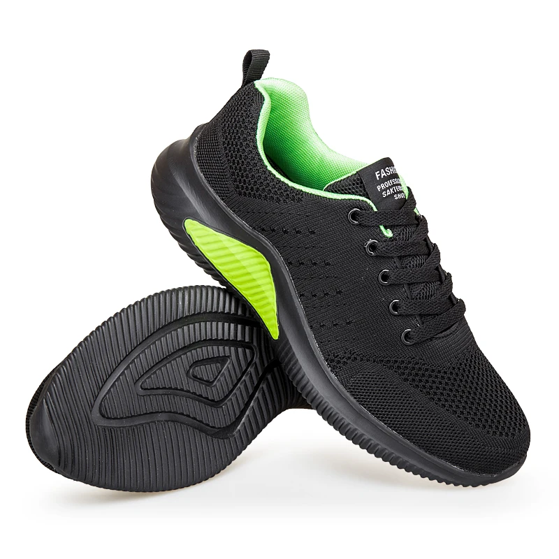 2021 Light New Breathable Running Shoes for Men Cushioning Sneakers Outdoor Athletic Shoes Black Training Shoes