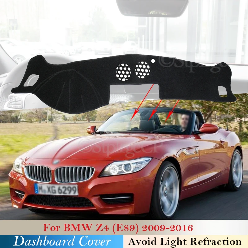 

Dashboard Cover Protective Pad for BMW Z4 E89 2009~2016 Car Accessories Dash Board Sunshade Anti-UV Carpet 2010 2013 2014 2015