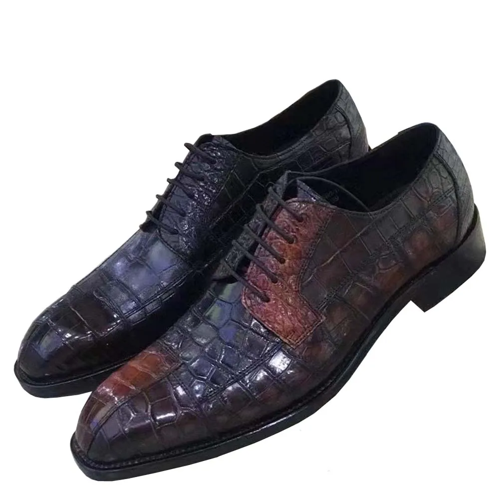 

yingshang new men dress shoes male formal shoes men crocodile leather shoes wedding shoes business soes fashion shoes