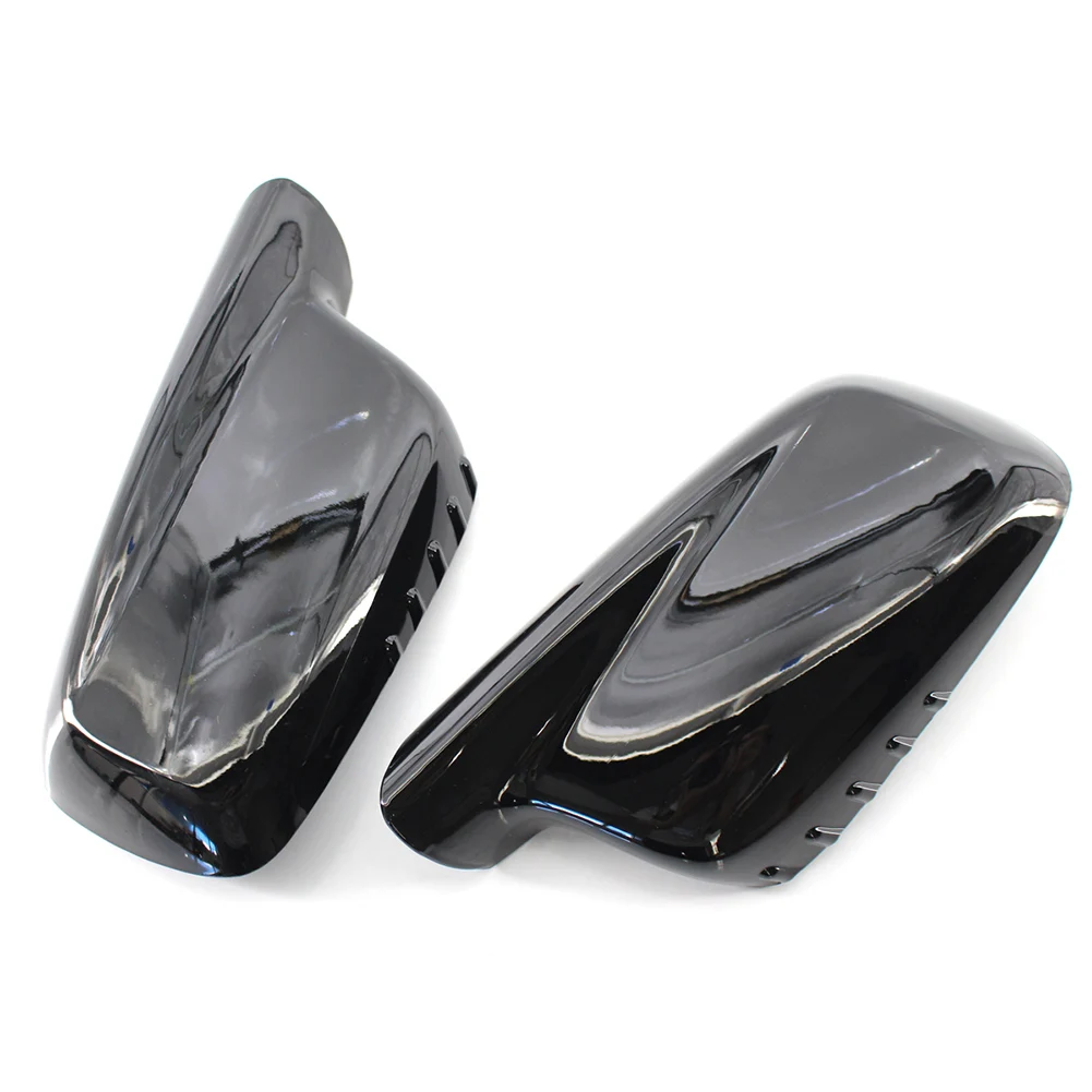 2x Car Door Rearview Mirror Side Mirros Cover For BMW 7 Series E65 E66 E67 2001-2008 & 3Serie E46 2000-2006 Left & Right
