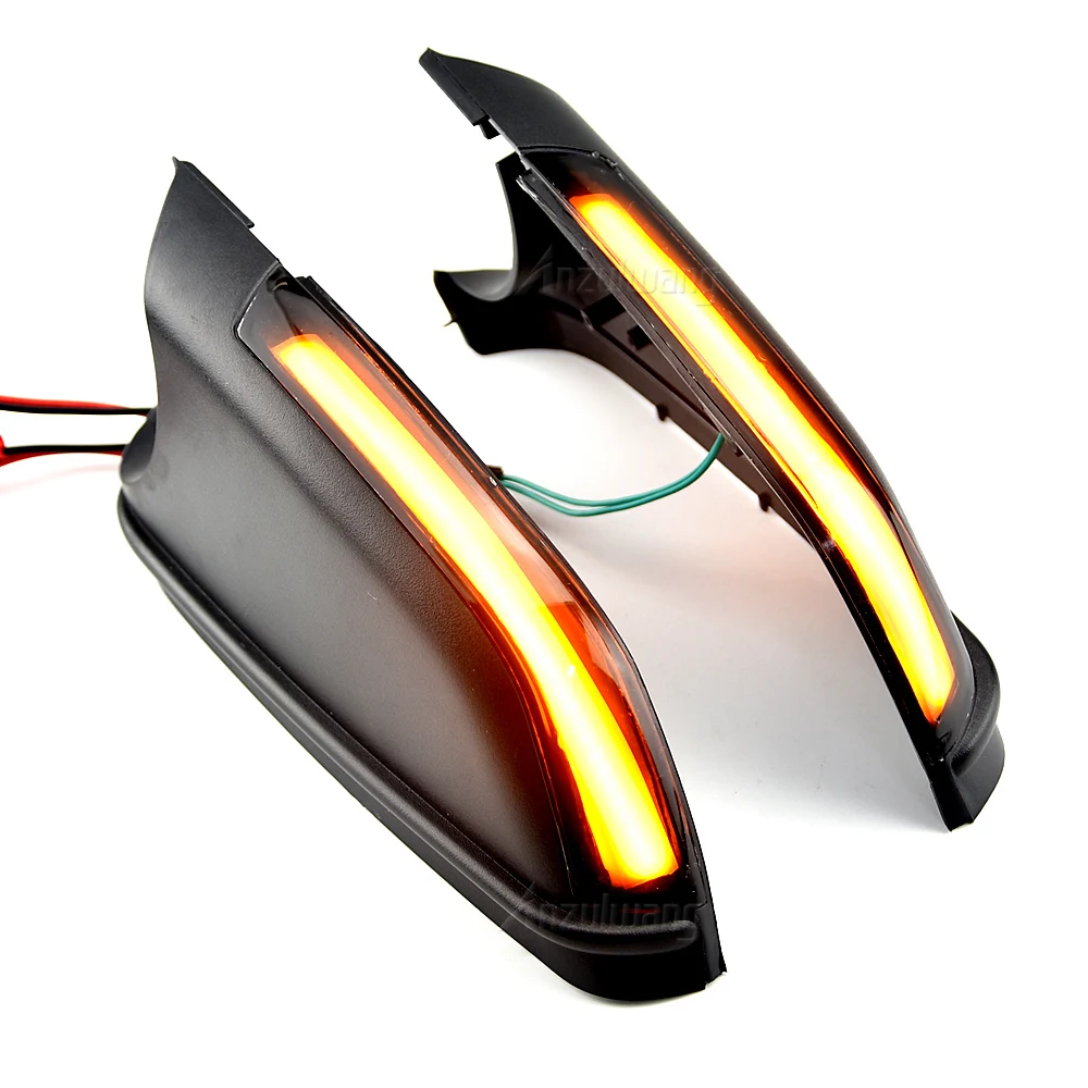 For VW Polo MK4 9N 2005-2009 For Skoda Octavia MK2 1Z Led Rearview Side Wing Mirrors Dynamic Turn Signal Light Indicator Repea