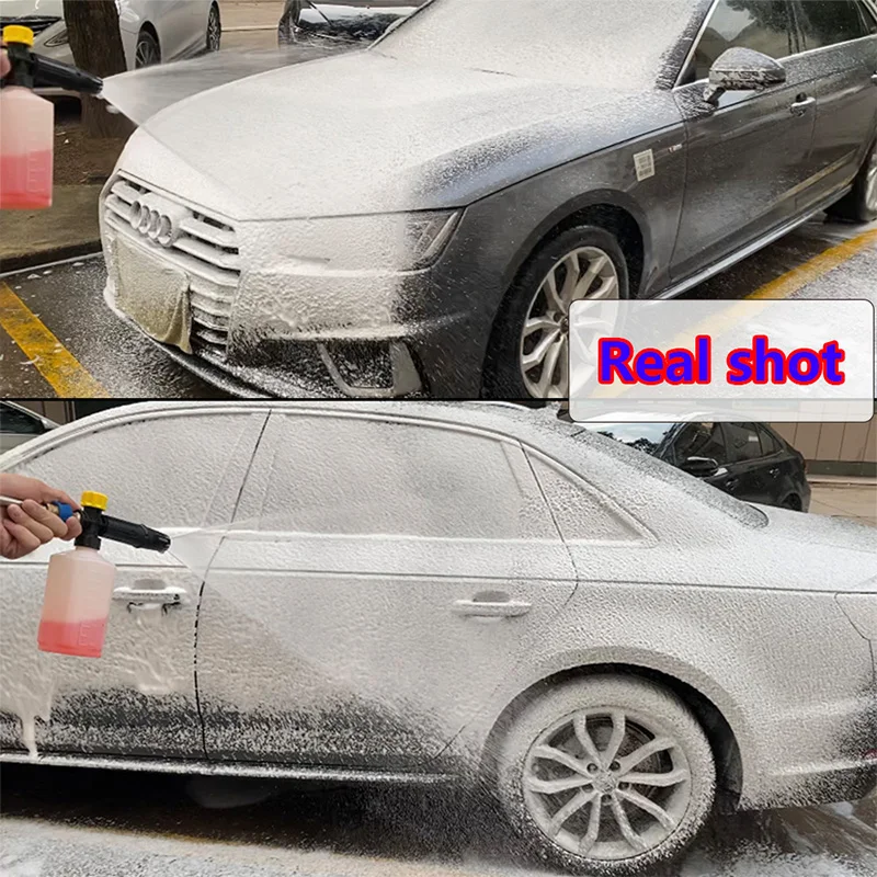 Foam Generator for Washing Snow Foam Cannon for Karcher/Parkside High Pressure Cleaner Car Cleaning Foam Machine Foam Nozzle