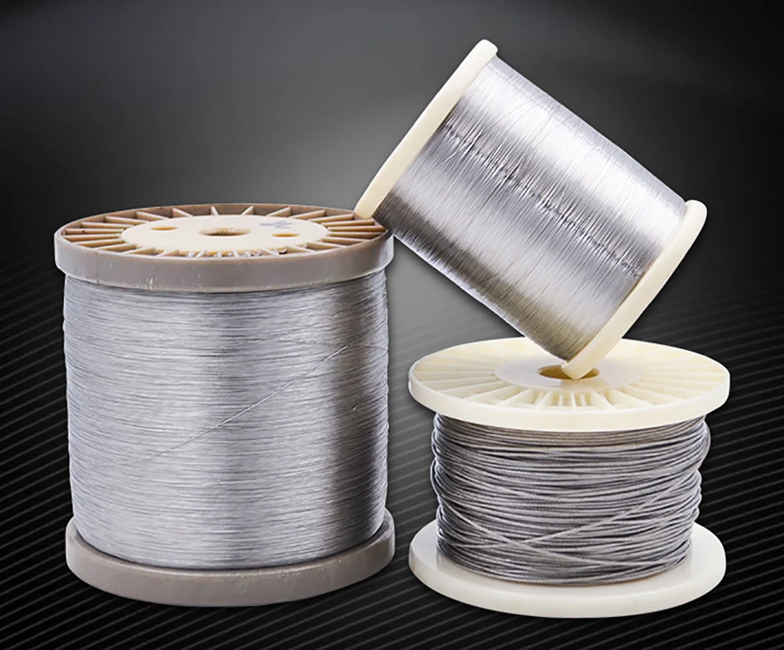 304 Stainless Steel Wire Rope, Soft Fishing Lifting Cable, Varal, Rustproof, 7x7, 1.5mm, 1.8mm, 2.5mm, 3mm, 4mm, 10m