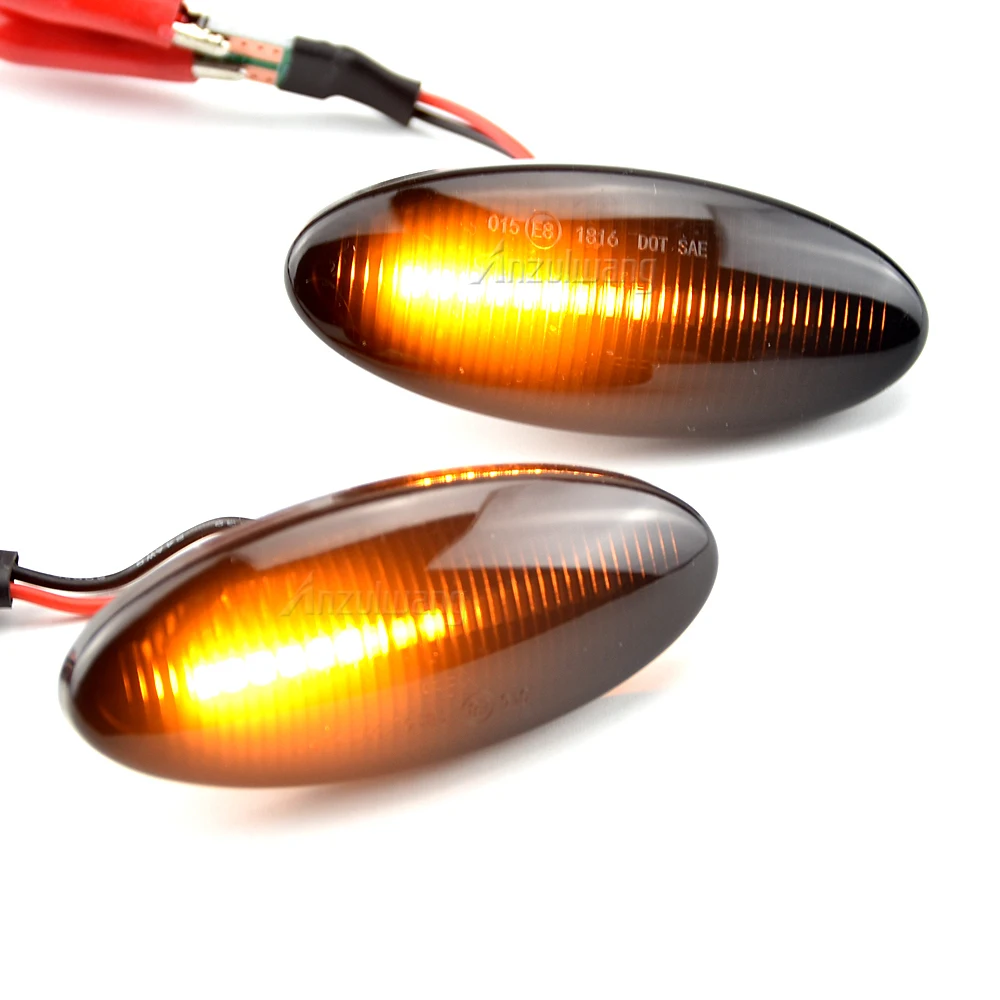 2 قطعة LED الديناميكي الجانب ماركر ضوء بدوره مصباح إشارة لأوبل/فوكسهول فيكترا B MK1 1995 1996 1997 1998 1999 2000 2001 2002 2003 #2