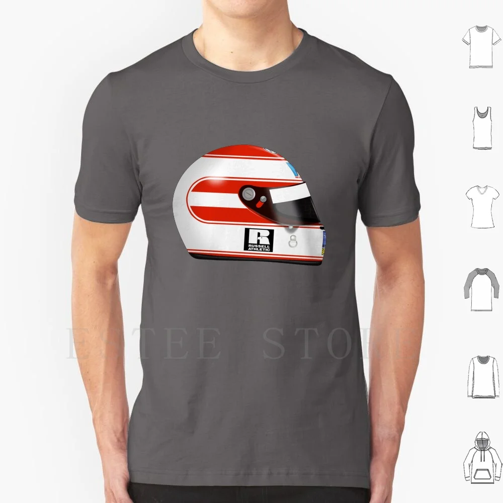 Roland Ratzenberger-1994 Helmet Tribute T Shirt Cotton Men DIY Print Roland Ratzenberger Grand Prix Auto Racing Motor Sport