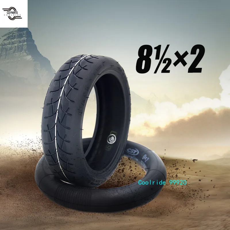 

Coolride 8 1/2x2 Tire Scooter for Xiaomi Electric Inner and Outer Thickened Original CST Zhengxin