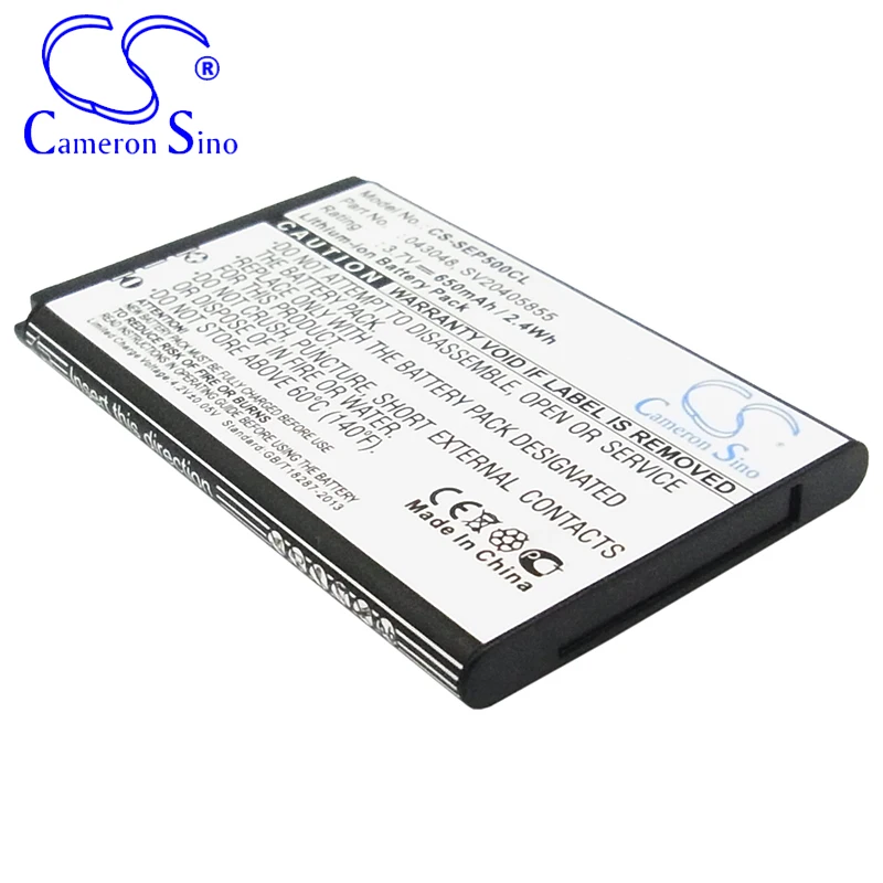 Bateria de celular sem fio epura, compatível com swissvoice, epure, fulleco duo l7, 043048, sv20405855, bateria de telefone 650mah