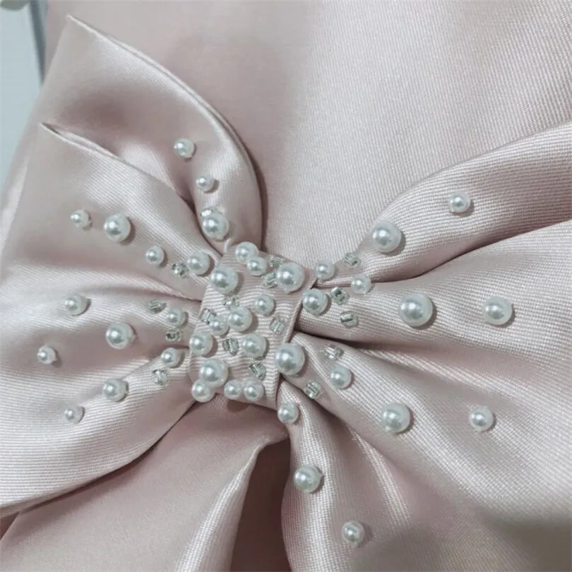 1st Birthday Baby Girls Dress Big Bow Pearl Party Wedding Kids Dresses For Girls Princess Baby Baptism Christening Ball Gowns