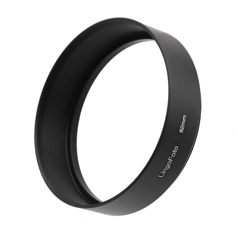 Metal Standard Lens Hood Universal Screw-in Black 35 / 82 / 95 mm camera photography accessory