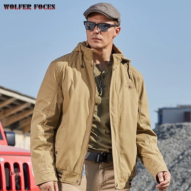 

New Style Jackets Tactical Clothing Autumn And Winter Parkas Leisure Man Business Men's Clothes Warmth Fashion Parka Bomber