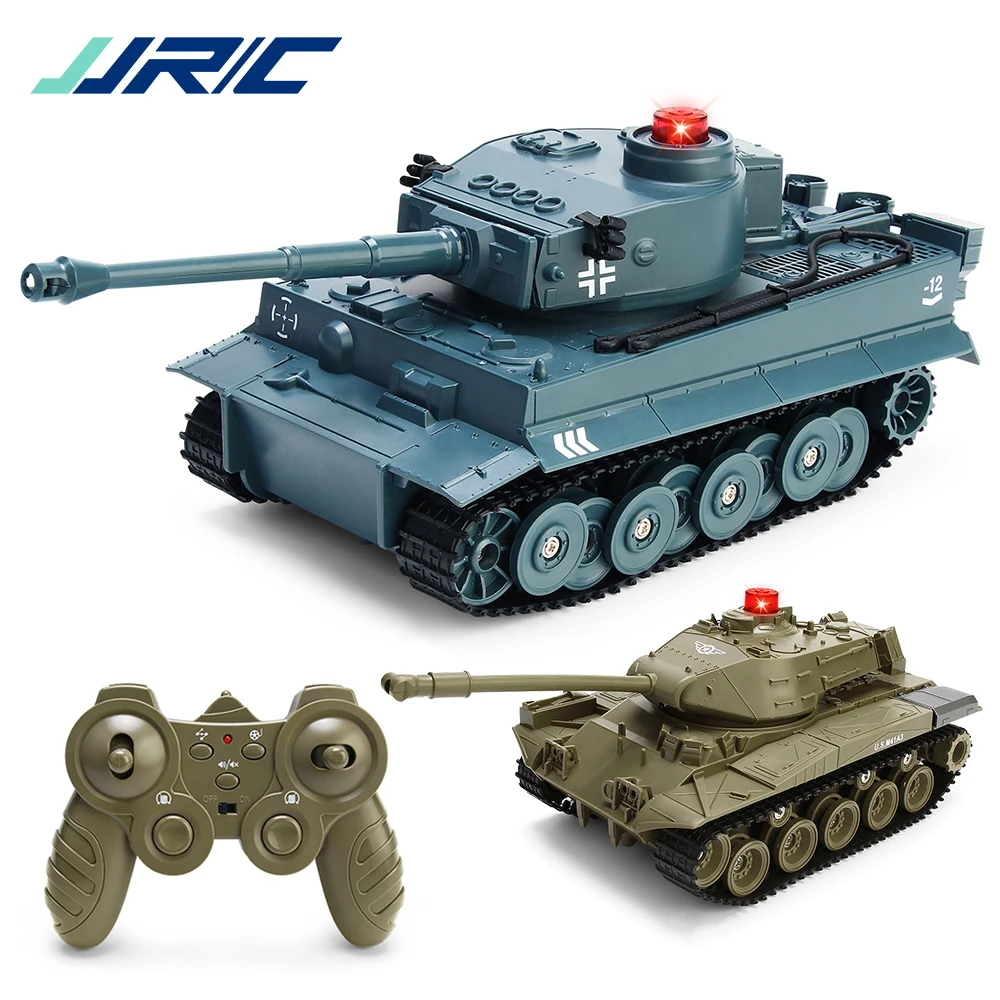 JJRC Q85 2.4G 4CH ラジコン戦車 シミュレーション戦闘クローラータンク サウンド付き RC戦車モデルおもちゃ 男の子向け誕生日プレゼント