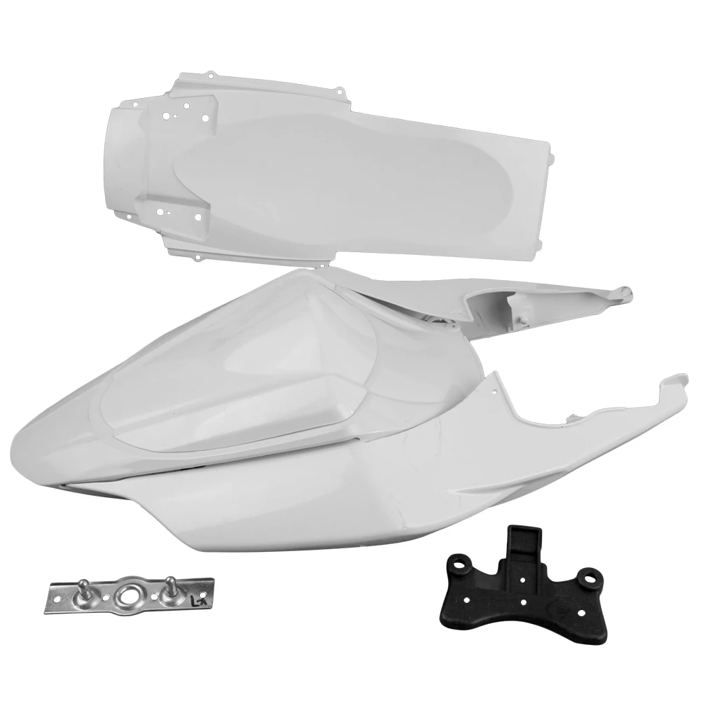 

GSXR 1000 K7 Motorcycle Tail Rear Fairing Bodykit Injection Mold ABS Plastic Unpainted White For Suzuki GSXR1000 2007 2008