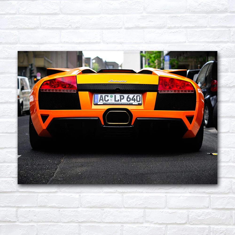 Wall Art Canvas Painting Lambo Luxury Supercar Poster Prints Modern Aesthetic Room Decor Picture