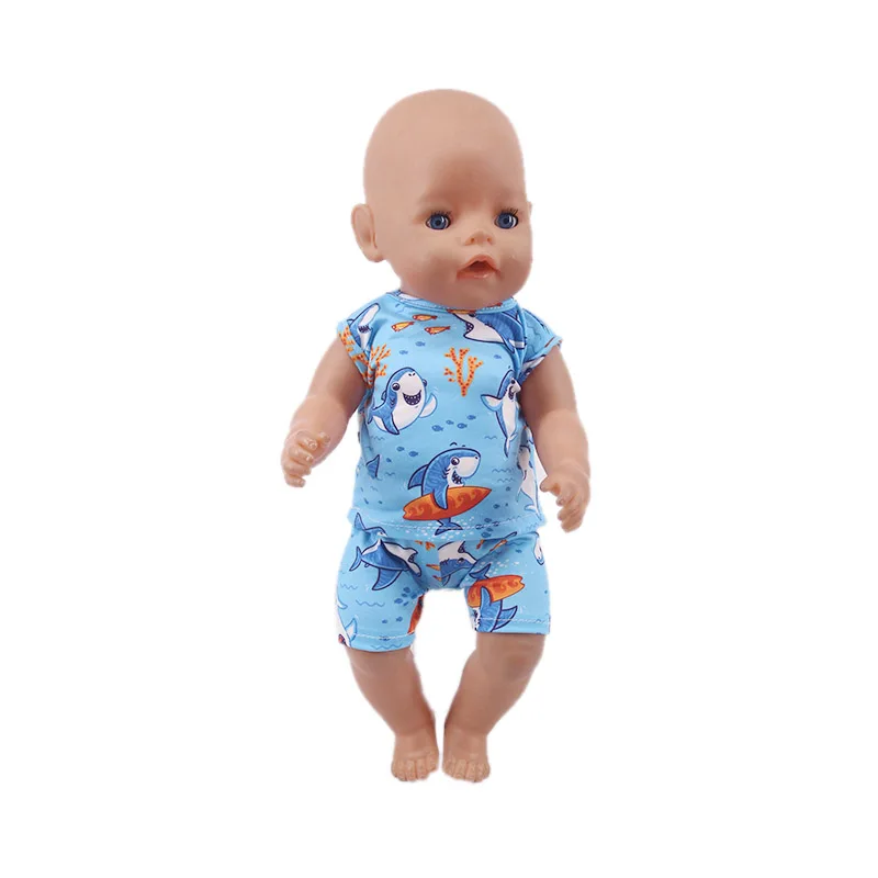 2Pcs/Set Fashion Doll Clothes Underwear Suits For 18 Inch American Doll&43Cm Born Reborn Doll For Generation Baby Girl`s Toy DIY