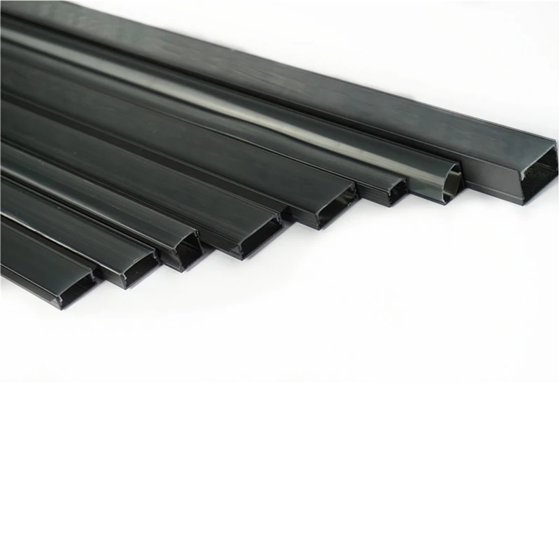 Imagem -04 - Polegada 200cm v u w Preto Conduziu o Perfil de Alumínio 5v 12v 24v Fita Canal Habitação Capa Incorporado Barra Linear Luz Gabinete 10 Peças 80