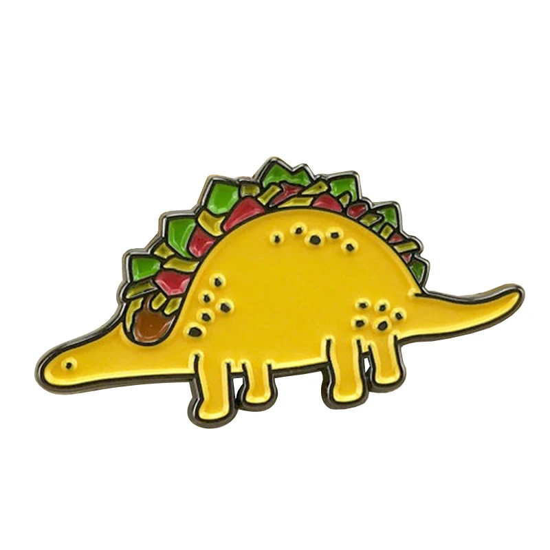 Pin de esmalte suave Taco de comida mexicana
