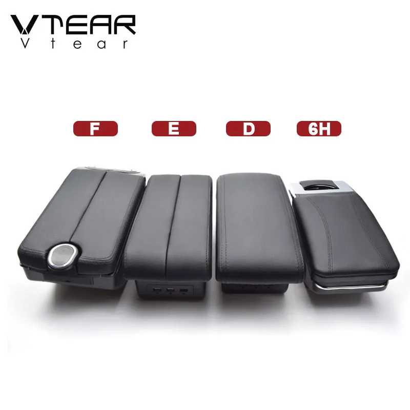 Vtear For Renault Kaptur Captur QM3 Armrest Interior Center Console  Storage Box Arm Rest Car-Styling Decoration Accessories