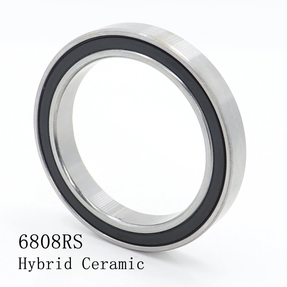 

6808 Hybrid Ceramic Bearing 40x52x8 mm ABEC-1 ( 1 PC ) Bicycle Bottom Brackets & Spares 6808RS Si3N4 Ball Bearings