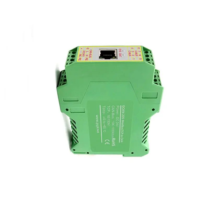 GCAN-205 Can Bus And Ethernet Converter Module Expandable Application Scope Of Canbus With Modbus TCP Protocol