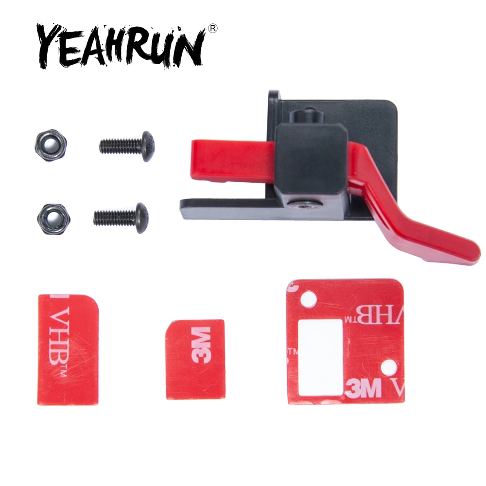 YEAHRUN ESC Easy Start Trigger Power Switch for TRX-4 1/10 RC Crawler Car Upgrade Parts Accessories